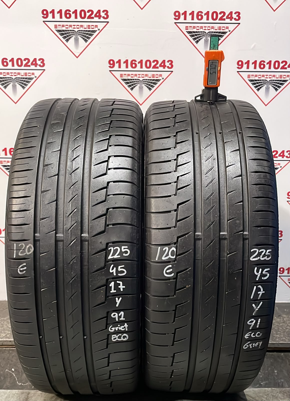 CONTINENTAL PREMIUMCONTACT6 USADO  225/45 R17 91 Y
